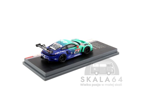 Model samochodu Porsche 911 GT3 R Nurburgring 2023 Falken w skali 1:64 - tył