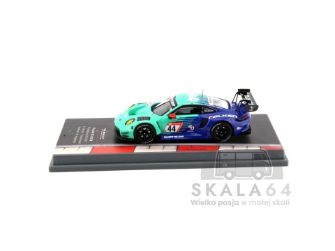 Model samochodu Porsche 911 GT3 R Nurburgring 2023 Falken w skali 1:64 - bok