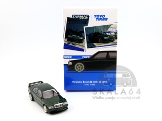 TARMAC WORKS Mercedes-Benz 190 E 2.5-16 EVO 1 TOYO Tires Black 1:64
