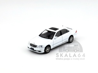 TARMAC WORKS Mercedes-Benz S-Class Wald Alabaster White Lamley Special Edition 1:64