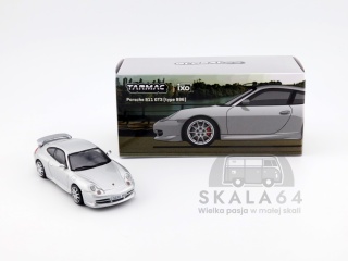 TARMAC WORKS Porsche 911 GT3 996 Silver 1:64