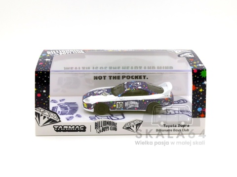 Model samochodu Toyota Supra Billionaire Boys Club Limited Edition w skali 1:64 - pudełko