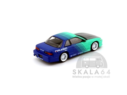 Model samochodu Vertex Nissan Silvia S13 Falken w skali 1:64 - tył