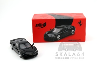 BBR MODELS Ferrari 296 GTB Nero Daytona 1:64 BBRFER64003