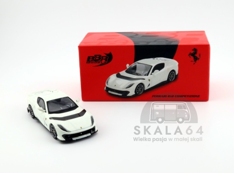 BBR MODELS Ferrari 812 Competizione Bianco Avus 1:64