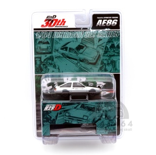 HOBBY JAPAN Toyota Sprinter Trueno AE86 Initial D Diorama Set #2 1:64