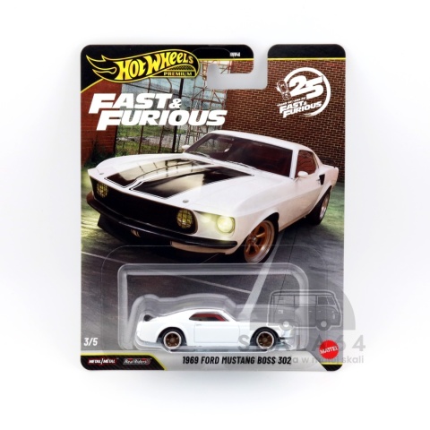 Model samochodu Ford Mustang Boss 302 Fast & Furious w skali 1:64