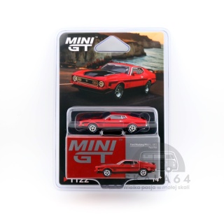 MINI GT Ford Mustang Mach 1 Race Red LHD MGT01122-BL MiniGT