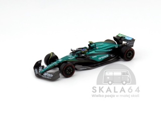 MINI GT Aston Martin AMR24 #14 2024 F1 2024 Bahrain GP Fernando Alonso MGT00999-L MiniGT