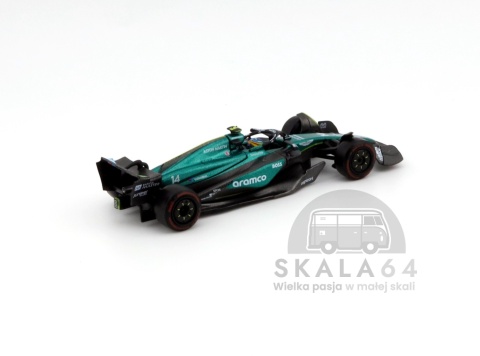 MINI GT Aston Martin AMR24 #14 2024 F1 2024 Bahrain GP Fernando Alonso MGT00999-L MiniGT