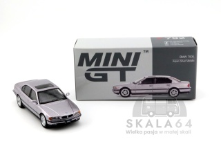 MINI GT BMW 750IL Aspen Silver Matallic LHD MGT00792-L MiniGT