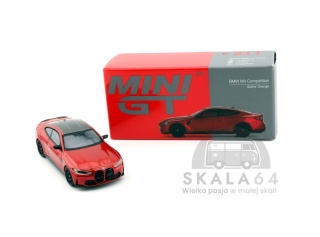 MINI GT BMW M4 Competition Sakhir Orange LHD MGT00811-L MiniGT