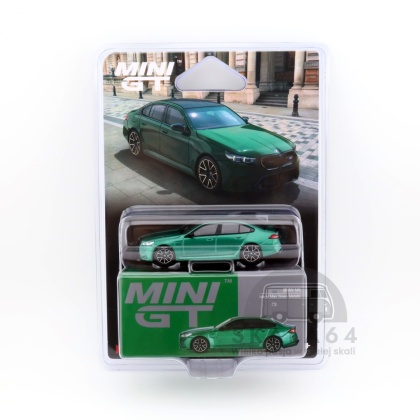 MINI GT BMW M5 Isle of Man Green Metallic LHD MGT01086-BL MiniGT