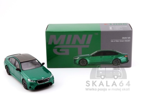 MINI GT BMW M5 Isle of Man Green Metallic LHD MGT01086-L MiniGT
