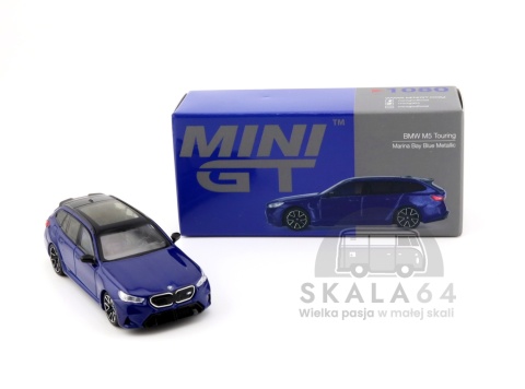 MINI GT BMW M5 Touring Marina Bay Blue Metallic LHD MGT01080-BL MiniGT