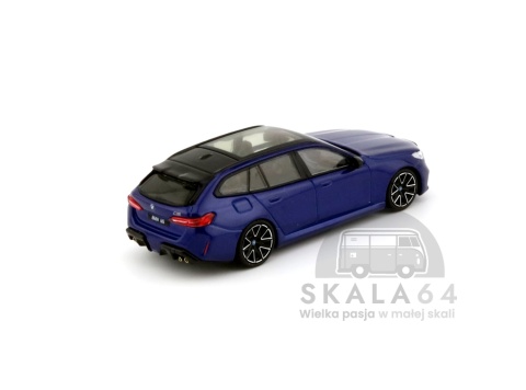 Model samochodu BMW M5 Touring Marina Bay Blue Metallic w skali 1:64 - tył
