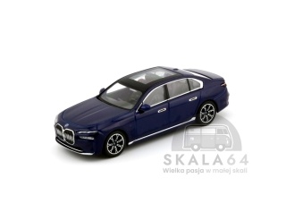 MINI GT BMW i7 xDrive60 Tanzanite Blue Metallic LHD MGT01111-L MiniGT