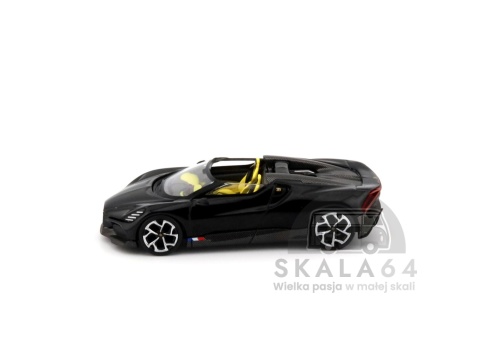 Model samochodu Bugatti W16 Mistral w skali 1:64 - bok