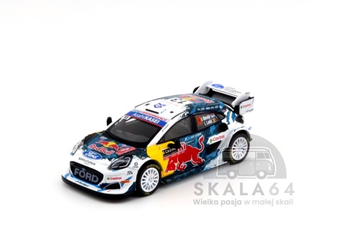 MINI GT Ford Puma Rally1 #13 2024 Rally Monte Carlo M-Sport Ford WRT LHD MGT00974-BL MiniGT