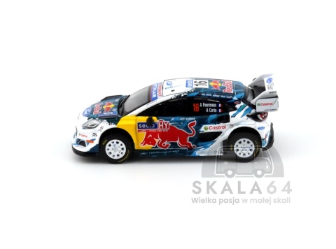 Model samochodu Ford Puma Rally1 #16 2024 Rally Finland 3rd Place M-Sport Ford WRT w skali 1:64 - bok
