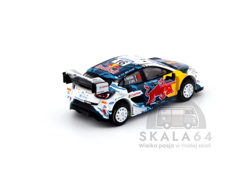 MINI GT Ford Puma Rally1 #16 2024 Rally Finland 3rd Place M-Sport Ford WRT LHD MGT01074-L MiniGT