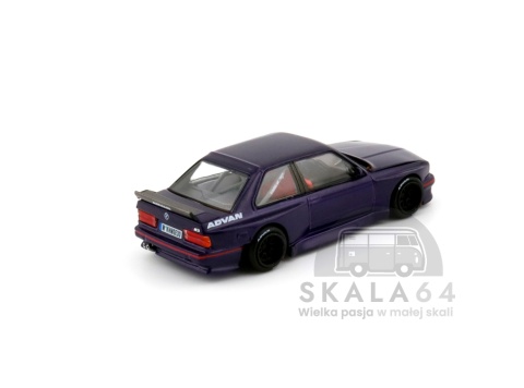 Model samochodu BMW M3 E30 Kaido GT V2 w skali 1:64 - tył