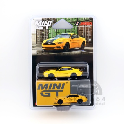 MINI GT LB-WORKS Ford Mustang Triple Yellow LHD MGT01077-BL MiniGT