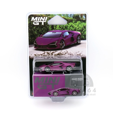 Model samochodu Lamborghini Revuelto Viola 30th Matte w skali 1:64 - blister