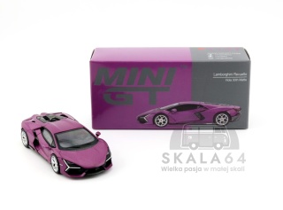 MINI GT Lamborghini Revuelto Viola 30th Matte LHD MGT01121-L MiniGT