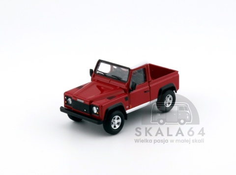 MINI GT Land Rover Defender 90 Pickup Masai Red LHD MGT00323-L