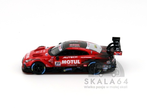 MINI GT Nissan GT-R Nismo #23 Motul Autech GT-R 2021 & Tsugio Matsuda Figure LHD MGT00875 MiniGT