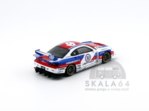Model samochodu Nissan LB-Super Silhouette S15 Silvia Garasdrift x LBWK 2025 w skali 1:64 - tył