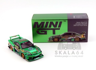 MINI GT Nissan LB-Super Silhouette S15 Silvia LBWK 2024 Fausto Racing RHD MGT00858-R MiniGT