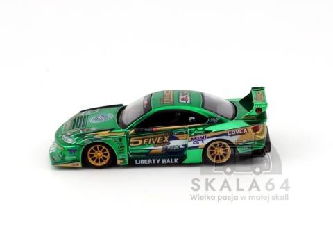 MINI GT Nissan LB-Super Silhouette S15 Silvia LBWK 2024 Fausto Racing RHD MGT00858-R MiniGT