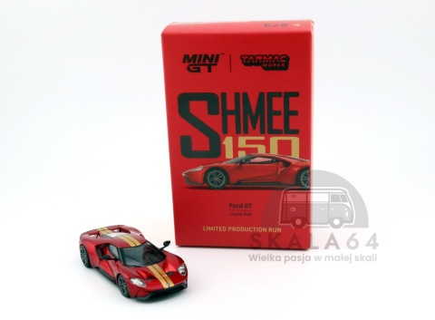Model samochodu Ford GT Liquid Red SHMEE150 w skali 1:64 - pudełko