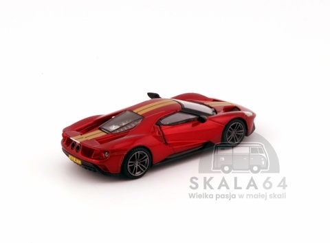 Model samochodu Ford GT Liquid Red SHMEE150 w skali 1:64 - tył