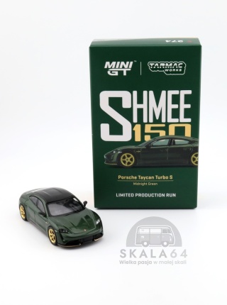 MINI GT x TARMAC WORKS Porsche Taycan Turbo S SHMEE150 1:64 #274