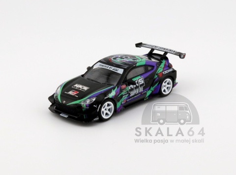 Model samochodu Toyota GR86 HKS Type R 2022 Tokyo Auto Salon w skali 1:64 - przód