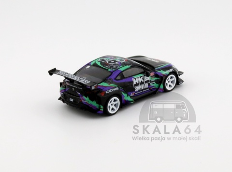 Model samochodu Toyota GR86 HKS Type R 2022 Tokyo Auto Salon w skali 1:64 - tył