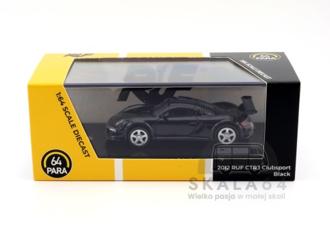 Model samochodu RUF CTR3 Clubsport Black w skali 1:64 - pudełko