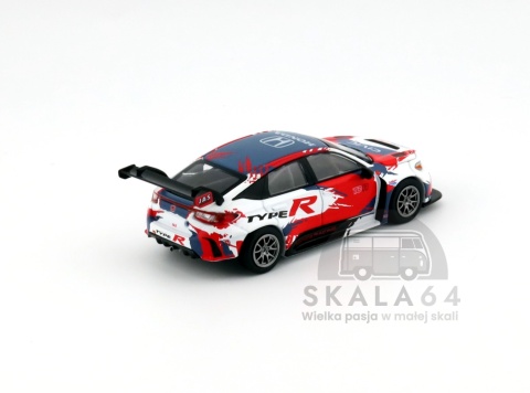 Model samochodu Honda Civic Type R TCR FL5 Presentation w skali 1:64 - tył