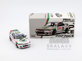 POP RACE PR64-194 Nissan Skyline GTR R32 Macau Guia Race 1990 PR64-0194 1:64