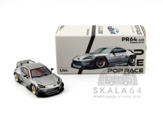 POP RACE PR64-235 Toyota Pandem GR 86 Silver PR64-0235 1:64