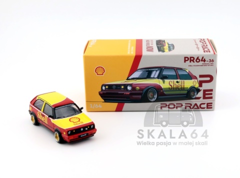 POP RACE PR64-36 Volkswagen VW Golf GTi MK2 Shell PR64-0036 1:64