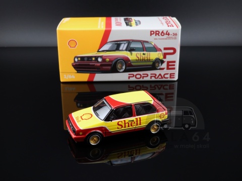 POP RACE PR64-36 Volkswagen VW Golf GTi MK2 Shell PR64-0036 1:64