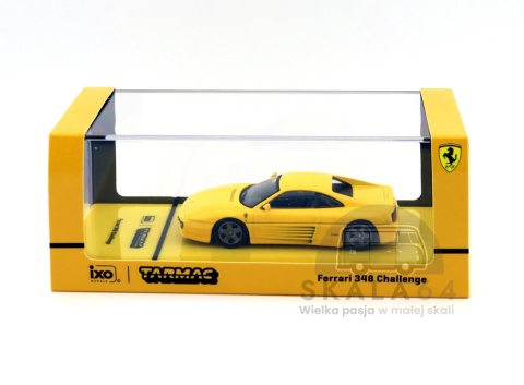 Model samochodu Ferrari 348 Challenge Yellow w skali 1:64 - pudełko