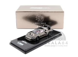 INNO MODELS LBWK Ferrari F40 Liberty Walk Chrome Black Inno64 1:64