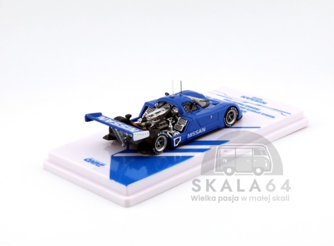 Model samochodu Nissan R89C World Sports Car Championship 1989 Blue w skali 1:64 - pokrywa