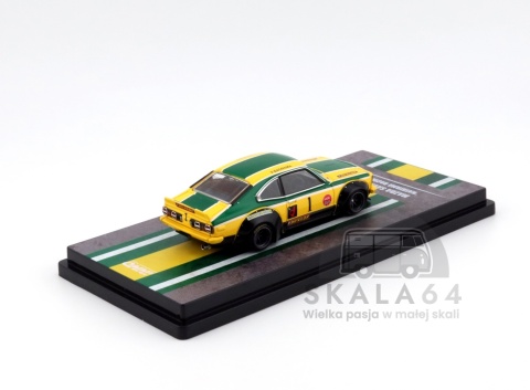 Model samochodu Mazda Savanna RX-3 Katayama Racing Livery Yellow / Green w skali 1:64 - tył