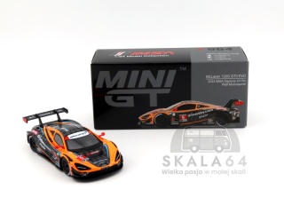 MINI GT McLaren 720S GT3 EVO 2024 IMSA Daytona 24 Hrs Pfaff Motorsports LHD MGT00984-BL MiniGT